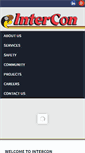 Mobile Screenshot of intercon-const.com